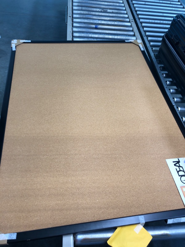 Photo 1 of Cork Board Bulletin Board 48 x 36 Inch, 100% Wood Frame Brazil Imported