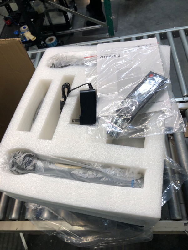 Photo 1 of 3-Way PA System,10'' Bluetooth Karaoke Machine, Outdoor Speaker,Rechargeable Speaker with Wireless Crystal mic, Support Guitar/USB/FM/AUX in/AUX Out/TWS(GTSK10-3)