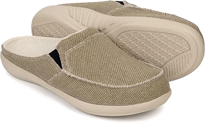 Photo 1 of ADAX Men's Plantar Fasciitis & Pain Relief Orthotic Slippers with Arch Support Size 9