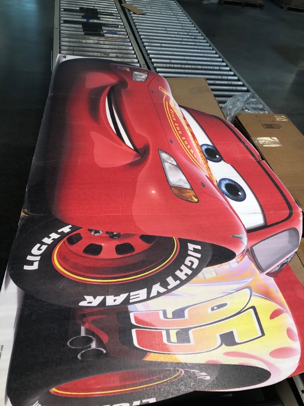 Photo 2 of Advanced Graphics Lightning McQueen Life Size Cardboard Cutout Standup - Disney Pixar's Cars 3 (2017 Film)