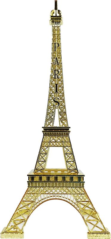 Photo 1 of allgala 24" Eiffel Tower Statue Decor Alloy Metal - Gold 