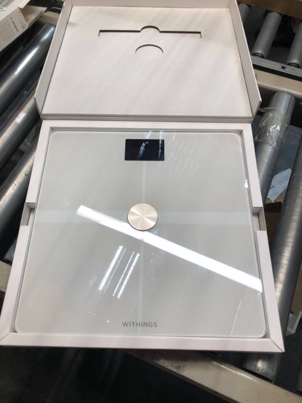 Photo 1 of Withings Body+ - Digital Wi-Fi Smart Scale with Automatic Smartphone App Sync, Full Body Composition Including, Body Fat, BMI, Water Percentage, Muscle & Bone Mass, with Pregnancy Tracker & Baby Mode White