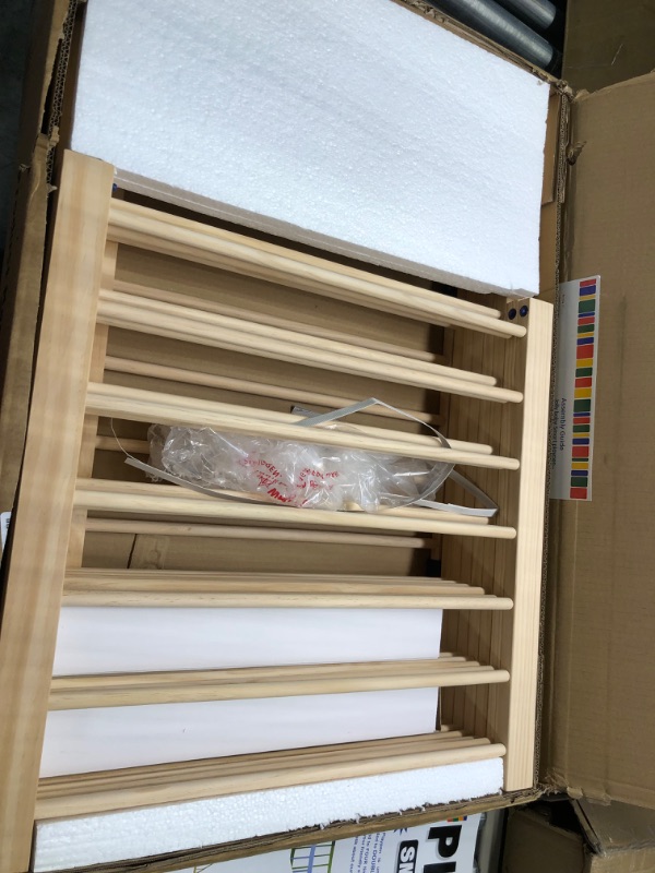 Photo 1 of Wooden Baby Playpen Fence Play Pen Play Yard Area Gate with Door  (150x180x61cm)