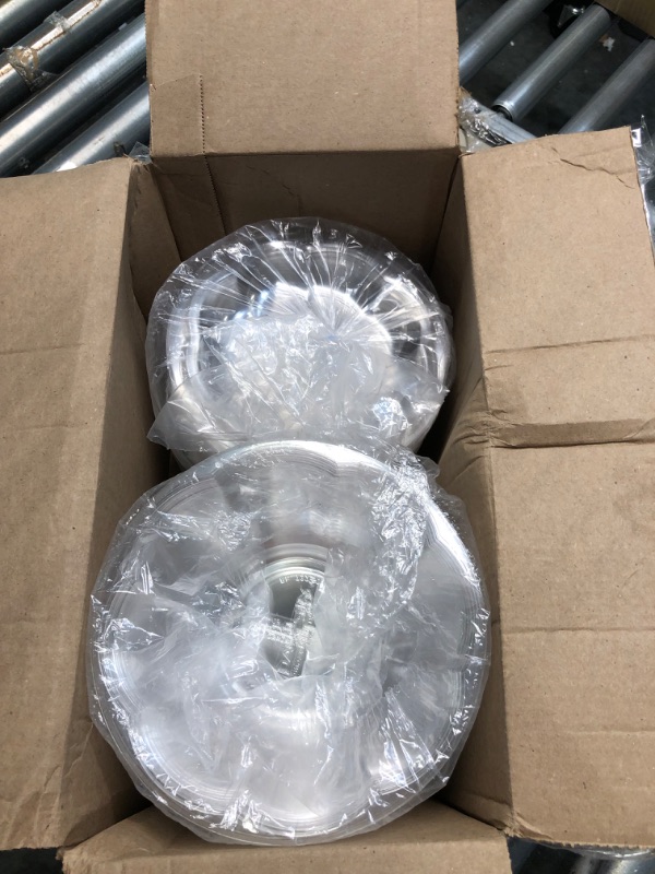 Photo 2 of 24 oz. Plastic Salad Bowls To-Go with Airtight Lids [50 Sets]
