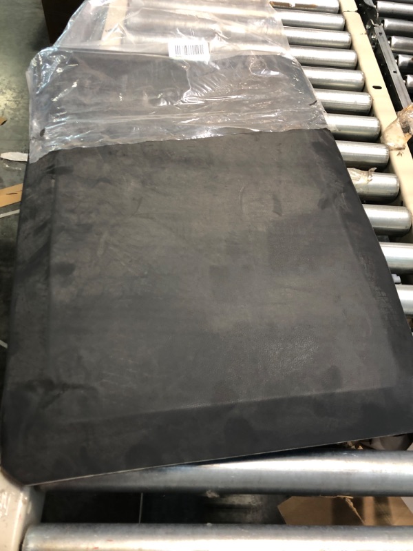 Photo 2 of 1" Extra Thick Anti Fatigue Floor Mat,Kitchen Mat, Standing Desk Mat – Comfort at Home, Office, Garage - Advanced PU Foam - NOT PVC!!! (Black, 20x30x1-Inch) Black 20x30x1-Inch
