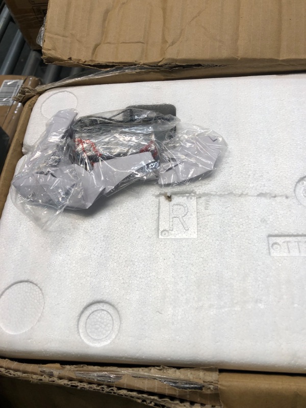 Photo 1 of LP&No.1 Record Player with External Speakers, 3 Speed Vintage Belt-Drive Vinyl Turntable with Bluetooth Playback & Auto-Stop ?Light Grey?