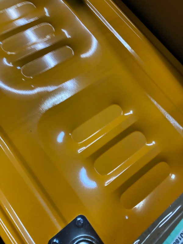 Photo 1 of MOUNT-IT! Platform Truck | Push Cart Dolly [330lb Weight Capacity] Foldable Flatbed with Swivel Wheels, Rolling Trolley Cart, Foldable, Flat (Yellow) 330 Lbs