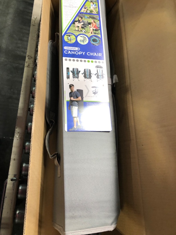 Photo 1 of Kelsyus Original Canopy Chair - Foldable Chair for Camping, Tailgates, and Outdoor Events - Blue