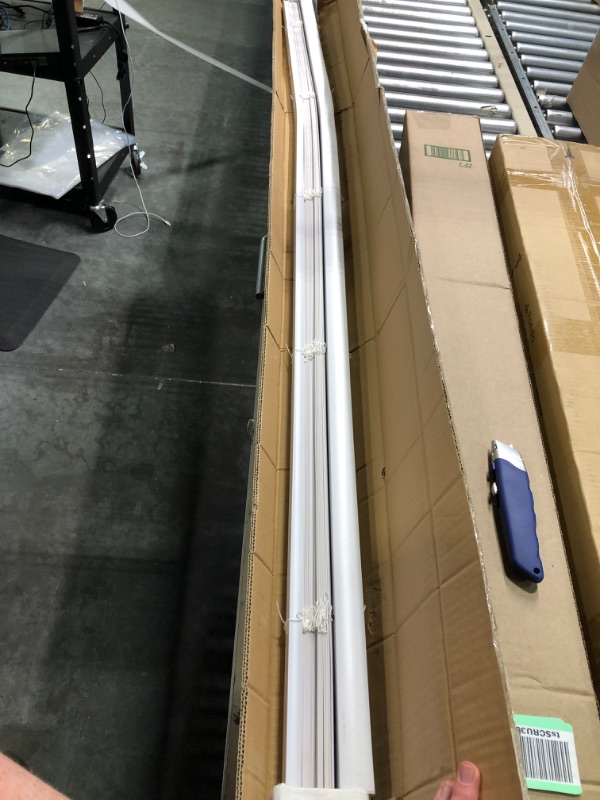 Photo 3 of CHICOLOGY Custom Blinds for Windows, Mini Blinds, Window Blinds, Door Blinds, Blinds & Shades, Camper Blinds, Mini Blinds for Windows, Horizontal Window Blinds, Gray, 72.25" W X 72" H 72.25"W X 72"H Gray (Commercial Grade)