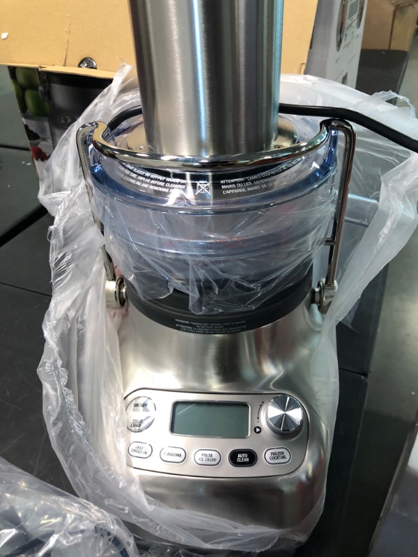 Photo 2 of Breville 3X Bluicer Pro Blender & Juicer, Brushed Stainless Steel, BJB815BSS