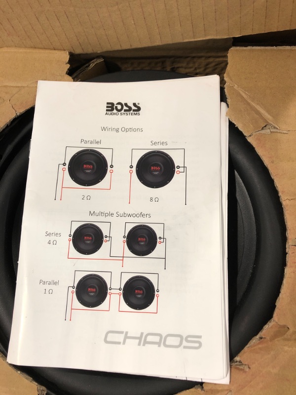 Photo 4 of BOSS Audio Systems CH10DVC 1500 Watt, 10 Inch, Dual 4 Ohm Voice Coil Car Subwoofer 10 Inch 1500 Watt