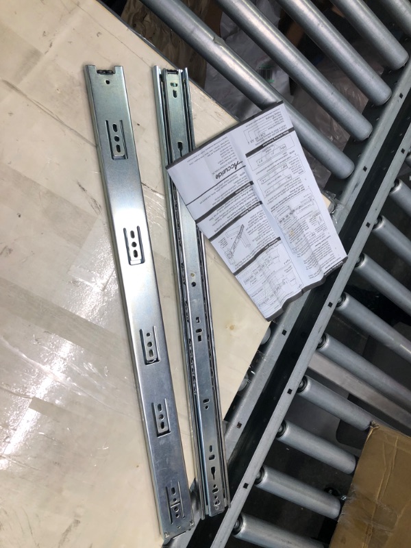 Photo 2 of Accuride C 3832-C24P 3832 Series - 24" Full Extension Drawer Slide - 1 Pair