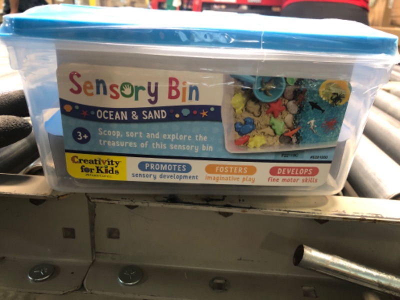 Photo 3 of Creativity for Kids Sensory Bin: Ocean and Sand - Fine Motor and Sensory Toys for Kids Ocean & Sand