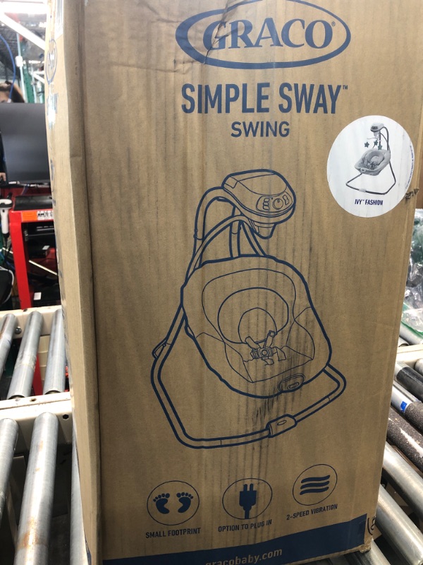 Photo 2 of Graco® Simple Sway™ Swing, Ivy Simple Sway Ivy