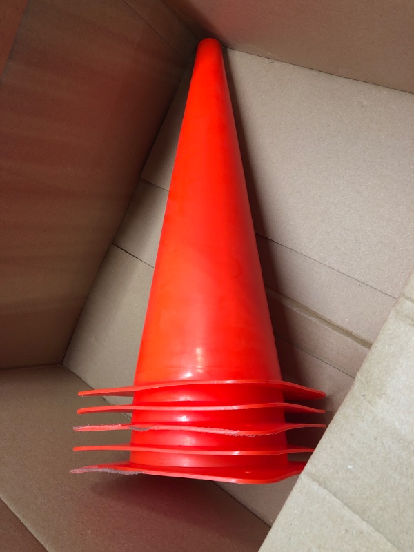 Photo 2 of Champro Marker Cone Plastic, Set of 4 (Orange, 9-Inch)