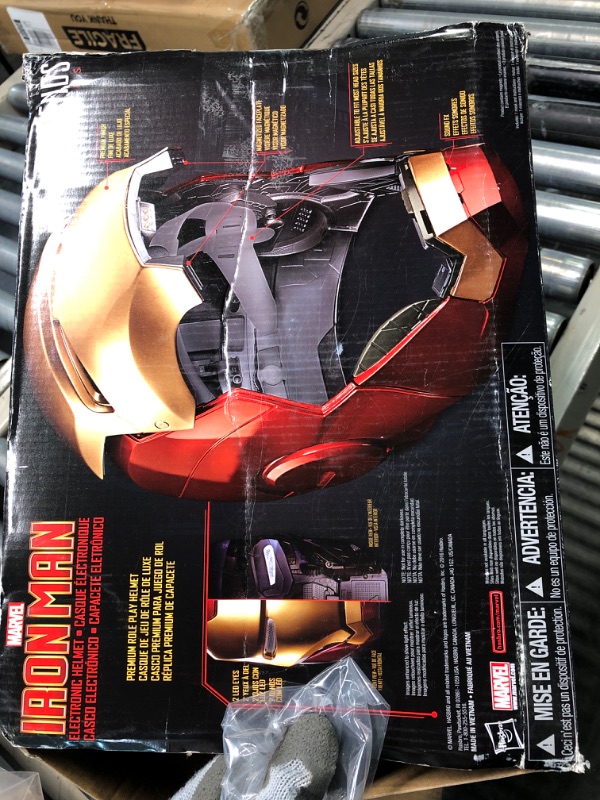 Photo 3 of Hasbro Iron Man Electronic Helmet Avengers Legends Gear
