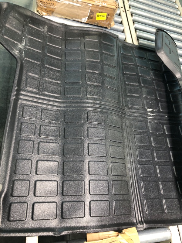 Photo 2 of Bomely Fit 2019 2020 2021 2022 2023 Toyota Rav4 Trunk Floor Mats TPE Cargo Liner All Weather Rear Trunk Mat for Toyota Rav4 Accessories (Set of 4 Mats) Cargo Liner+Floor Mats