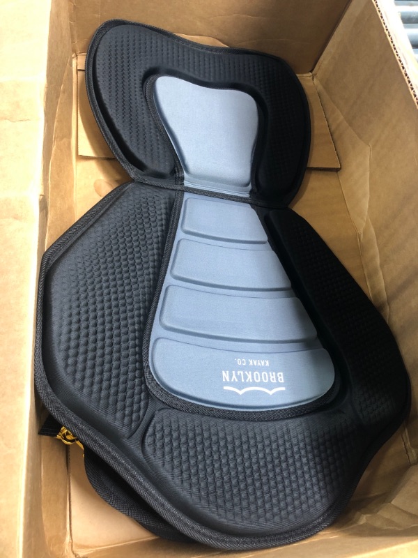 Photo 1 of BKC UH-PS223 Universal Sit-On-Top Premium Memory Foam Padded Kayak Seat and Backrest with Adjustable Straps for Kayaking and Fishing by Brooklyn Kayak Company