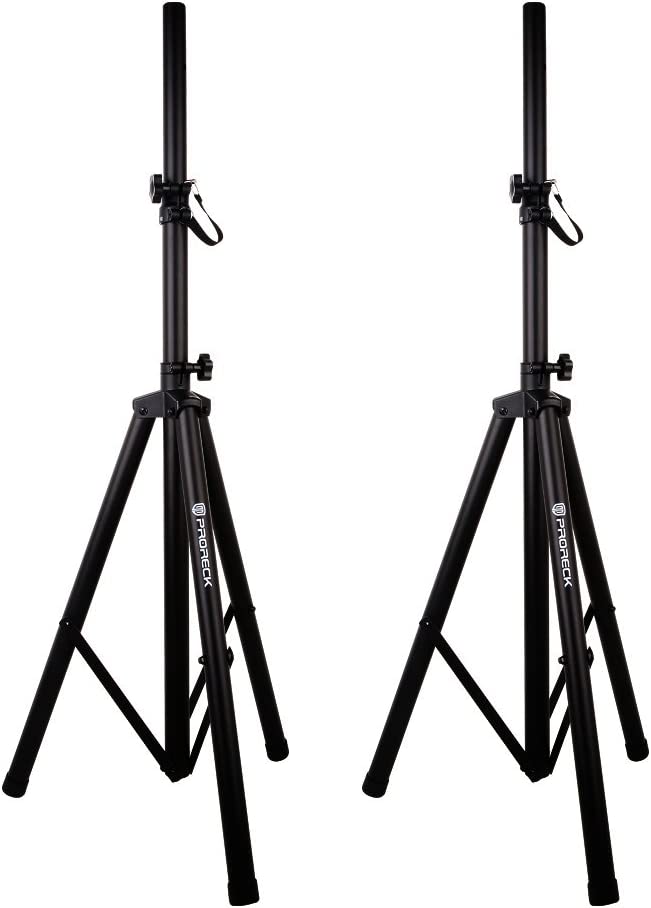 Photo 1 of PRORECK Tripod Speaker Stands Pair for Dj/PA Speaker System Adjustable Height from 4 feet to 6 feet