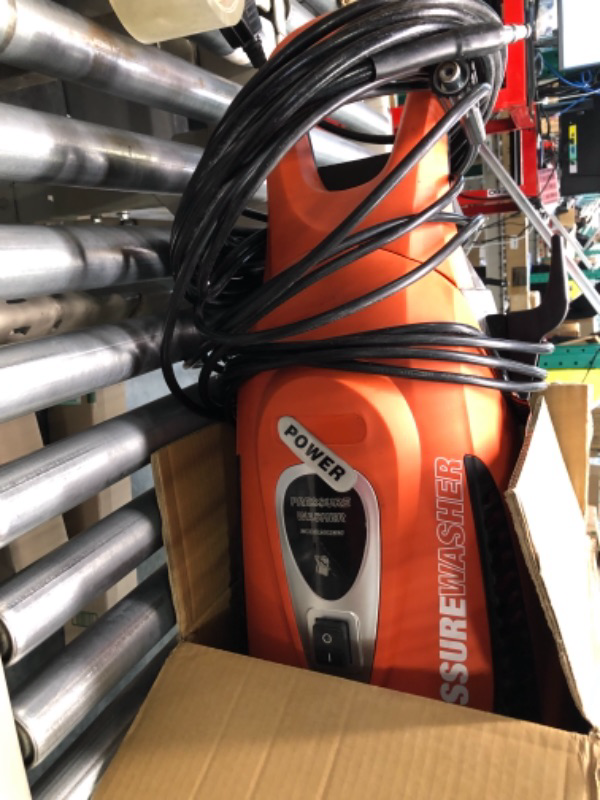 Photo 1 of 3500PSI Electric Pressure Washer, 2.8GPM 2000W Power Washer High Pressure Cleaner Machine with Spray Gun, 5 Nozzles & Detergent Tank for Cleaning Homes, Cars, Patios