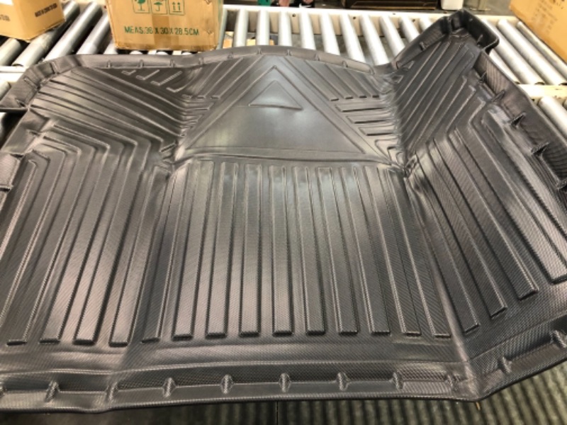 Photo 1 of Equinox?Terrain Cargo Liners?All Weather Protector 3D Modeling Tech TPO Heavy-Duty Waterproof Rear Cargo Tray Trunk Mats Compatible with 2018 2019 2020 2021 2022 2023 Chevrolet Equinox/GMC Terrain