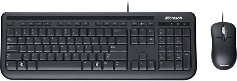Photo 1 of Microsoft Wired Keyboard 600 (Black). Wired Keyboard for Gaming Experience. USB Connectivity. Spill Resistant Design.