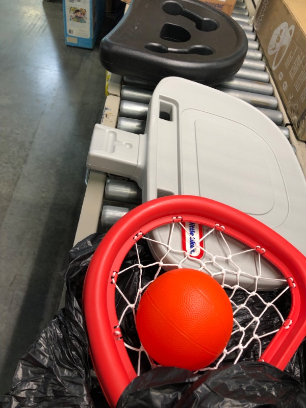 Photo 3 of Little Tikes Easy Score Basketball Set, Blue, 3 Balls - Amazon Exclusive