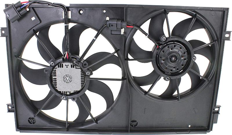 Photo 1 of Cooling Fan Assembly Compatible with Volkswagen JETTA 2005-2014 Dual 2.5L Engine