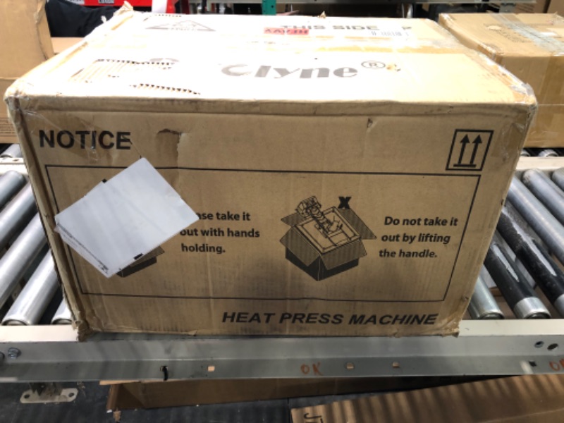 Photo 2 of 15“x15" High Pressure Heat Press Machine for T Shirts, Digital Industrial Sublimation Printer for Heat Transfer Vinyl

*MINOR DAMAGE*(TESTED IN WAREHOUSE/FUNCTIONAL)