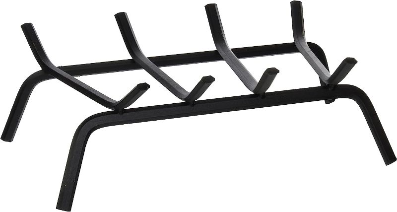 Photo 1 of 18" Black Wrought Iron Fireplace Grate