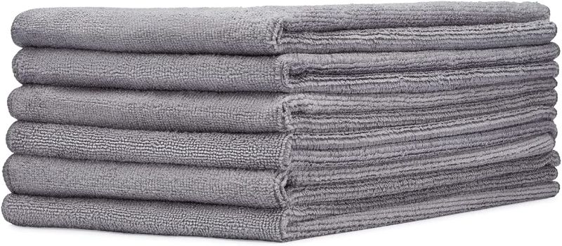 Photo 1 of  MW Pro Multi Surface Microfiber Towels | 6 Pack (Gray)