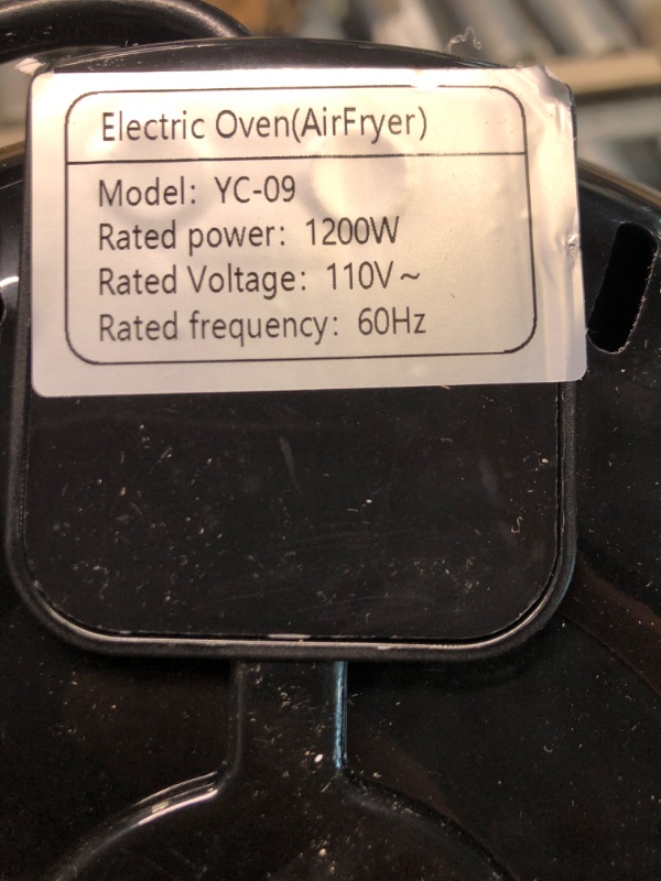 Photo 2 of 4-QT Electric Air Fryer - Double Knob Operation Oilless Air Fryers, Reduce Grease Cooks Air Fryer, Easy to Clean Air Fryer, Can Make French Fries, Fried Chicken Wings, Grilled Fish, Fried Steak