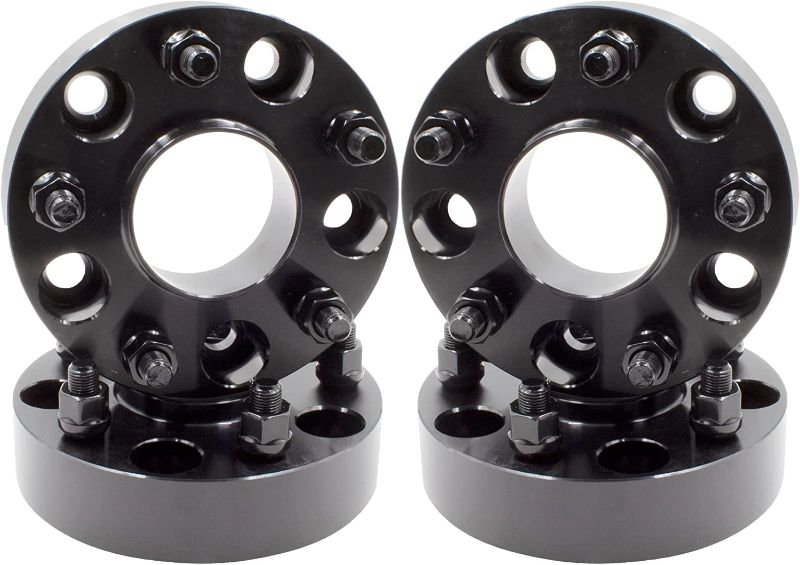 Photo 1 of Wheel Accessories Parts 4 PC Set, Wheel spacers adapters 5 x 127mm (5 x 5.00) Hub Centric, 1.50 in Thickness, 1/2 UNF Fits 2006-2010 Jeep Commander...
