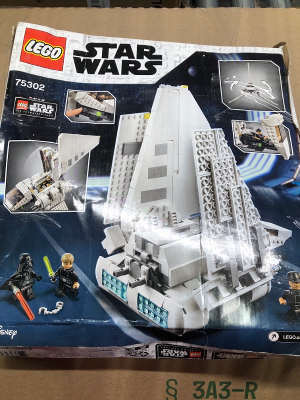 Photo 3 of LEGO Star Wars Imperial Shuttle 75302 Building Kit; Awesome Building Toy for Kids Featuring Luke Skywalker and Darth Vader; Great Gift Idea for Star Wars Fans Aged 9 and Up, New 2021 (660 Pieces) Frustration-Free Packaging