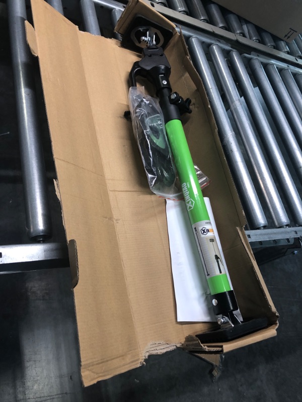 Photo 2 of XINQIAO Third Hand Tool 3rd Hand Support System, Premium Steel Support Rod with 154 LB Capacity for Cabinet Jack, Drywall Jack& Cargo Bars, 23.6 in- 45.3 in Long, 1 PC, Green 23.6"-45.3" 1PC Green