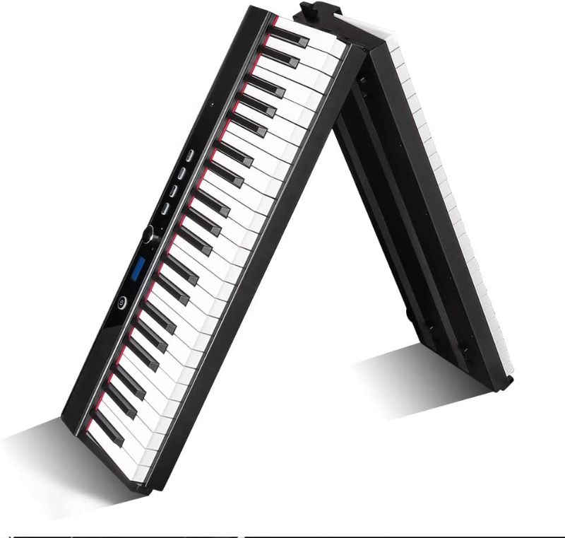 Photo 1 of Coolmusic Beginner Digital Piano 88 Key Full Size Weighted Keyboard, Portable Electric Piano with Sustain Pedal, Power Supply
