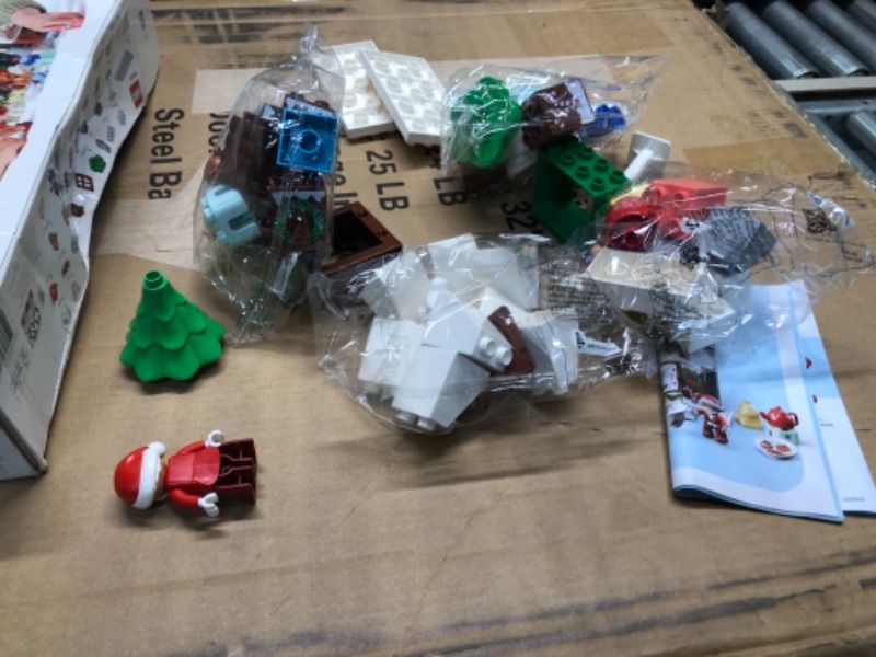 Photo 2 of LEGO DUPLO Santa's Gingerbread House 10976 Toy with Santa Claus Figure, Stocking Filler Gift Idea for Toddlers, Girls and Boys Age 2 Plus