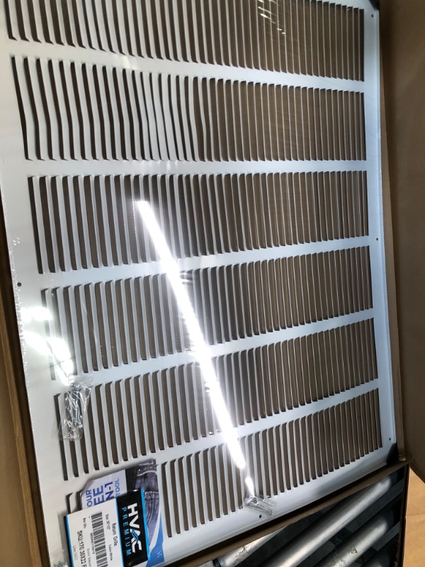 Photo 3 of 30"W x 22"H Steel Return Air Grilles Sidewall and Ceiling HVAC Duct Cover