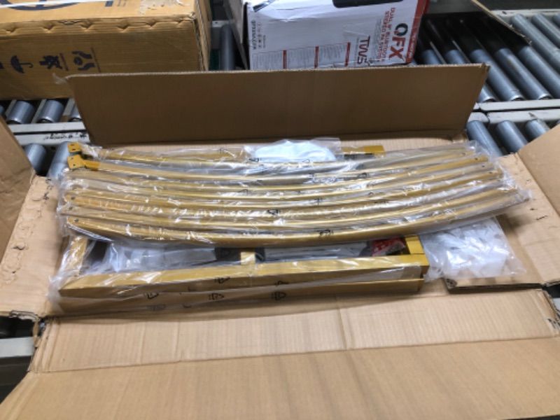 Photo 1 of LANGXUN Large Size Gold Metal Circle Balloon Arch Decoration, for Birthday Decoration, Wedding Decoration, Graduation Decorations and Event Party Supplies, Baby Shower Photo Background Decoration