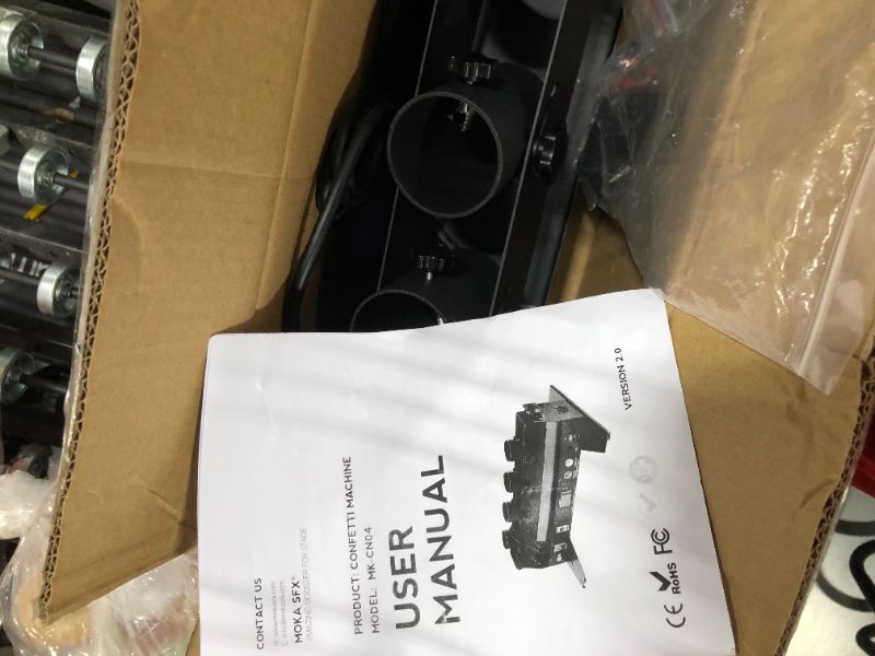 Photo 1 of MOKA SFX MK-CN04 4-HEAD CONFETTI LAUNCHER MACHINE