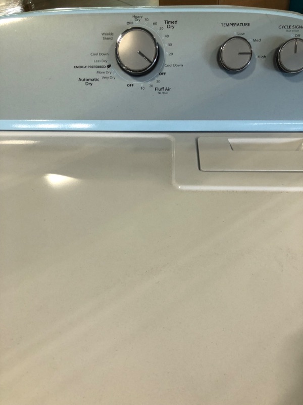 Photo 2 of Whirlpool WED4985EW 5.9 Cu. Ft. Electric Dryer w/ Flat Back Design - White
