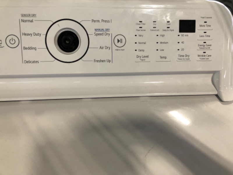 Photo 4 of 7.3 cu. ft. Ultra Large Capacity Electric Dryer with Sensor Dry Technology
