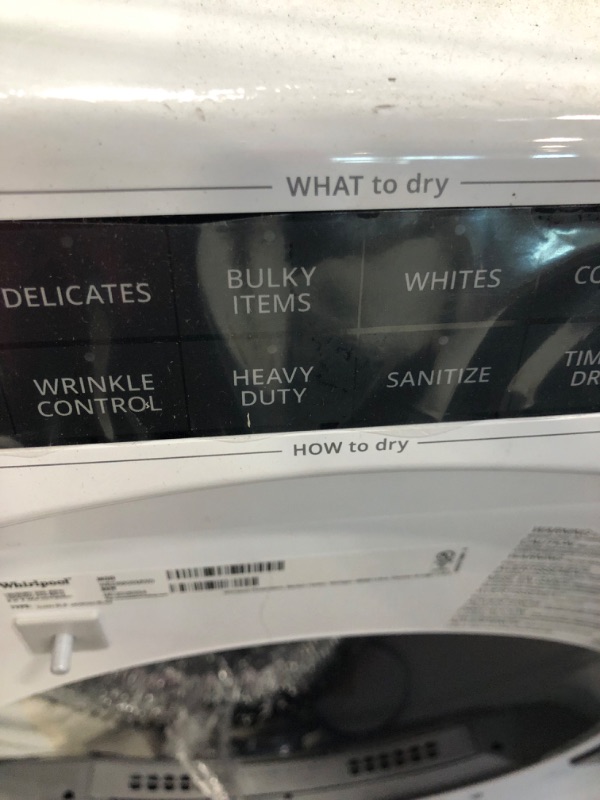 Photo 6 of Whirlpool 4.5-cu ft High Efficiency Stackable Steam Cycle Front-Load Washer (White) ENERGY STAR
