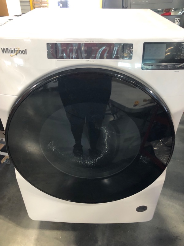 Photo 1 of Whirlpool 4.5-cu ft High Efficiency Stackable Steam Cycle Front-Load Washer (White) ENERGY STAR

