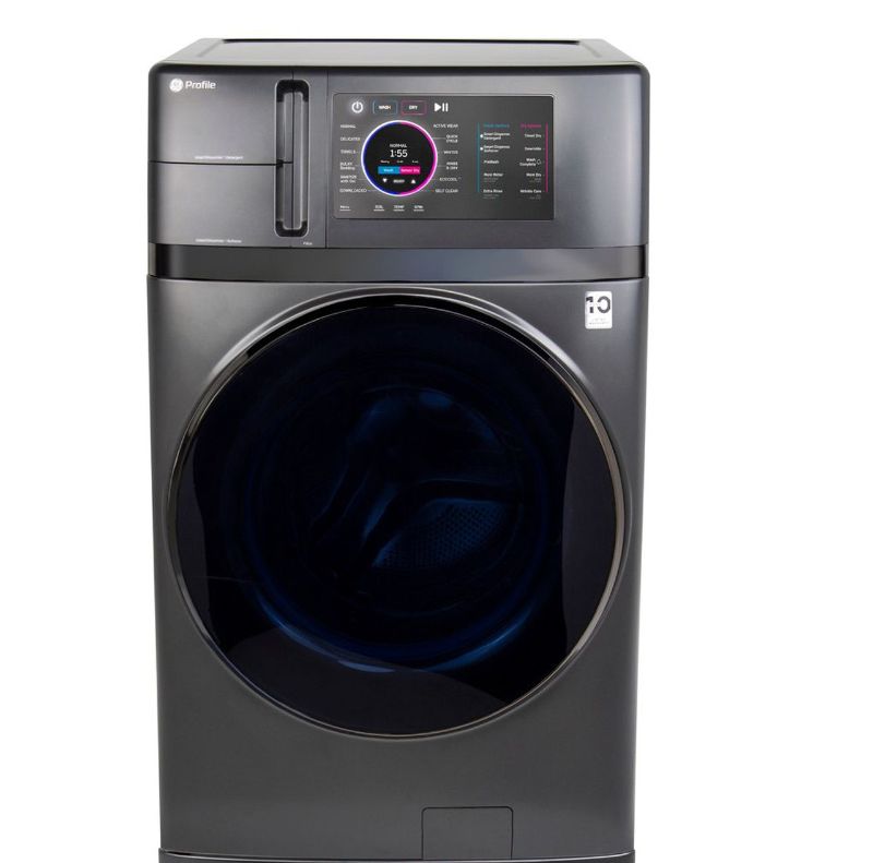 Photo 1 of PFQ97HSPVDS GE Profile Series 4.8 cu. Ft. Capacity 2-In-1 Washer and Dryer with Ventless Heat Pump Technology - Carbon Graphite
