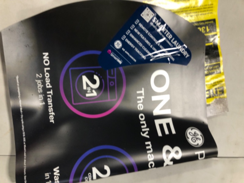 Photo 13 of PFQ97HSPVDS GE Profile Series 4.8 cu. Ft. Capacity 2-In-1 Washer and Dryer with Ventless Heat Pump Technology - Carbon Graphite
