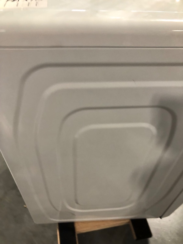 Photo 12 of ***DRYER IS MAKING AN ODD NOISE - FOR PARTS*** DVE50BG8300E Samsung 27" 7.5 cu. ft. Smart Electric Dryer with Steam Sanitize+ and Sensor Dry - Ivory
