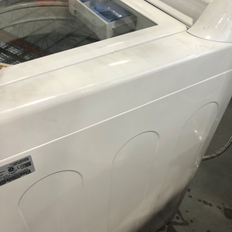 Photo 1 of 4.1 cu. ft. Top Load Washer in White with 4-way Agitator
