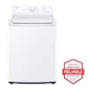 Photo 1 of 4.1 cu. ft. Top Load Washer in White with 4-way Agitator
