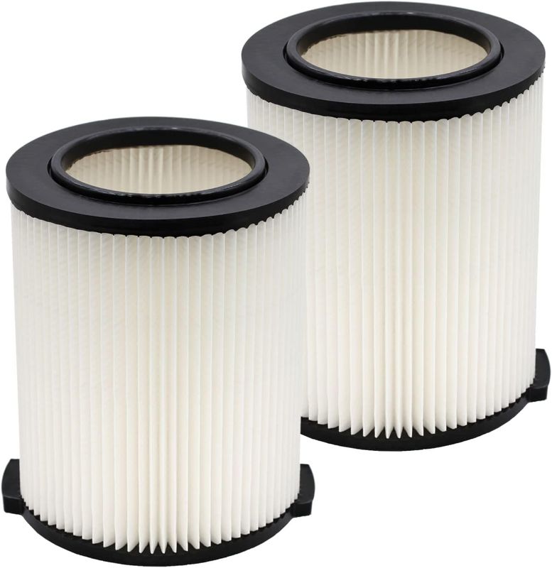 Photo 1 of 2 Pack Standard Wet/dry Vac Filter